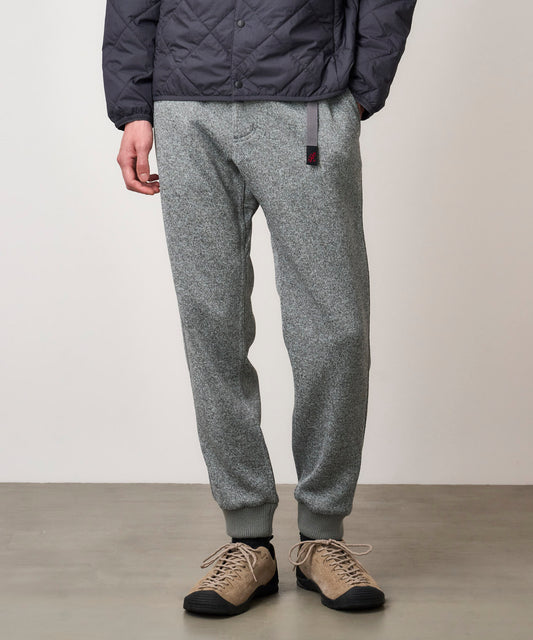 BONDING KNIT FLEECE NARROW RIB PANT | ボンディングニットフリースナローリブパンツ