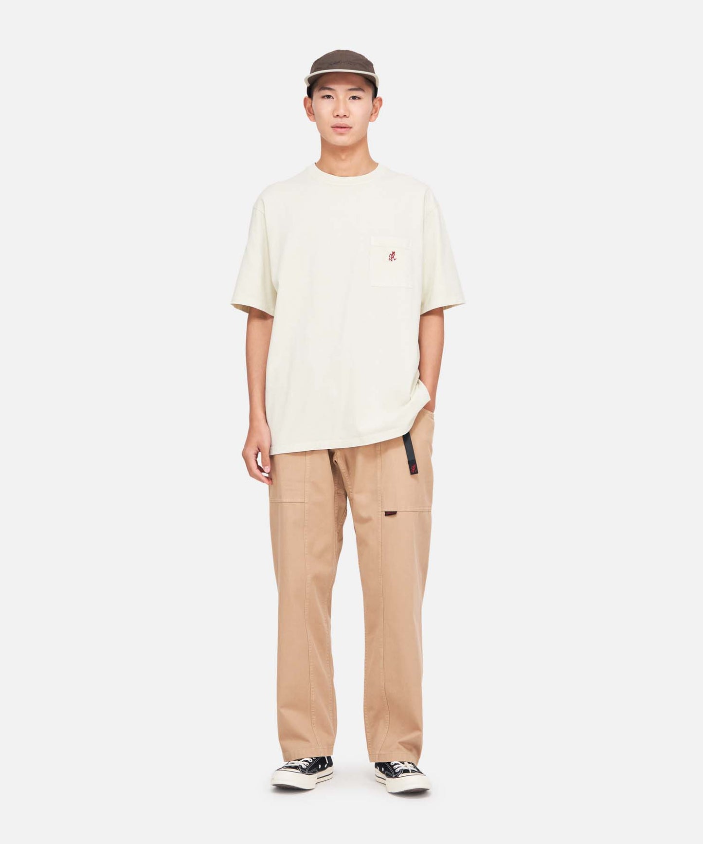 ONE POINT TEE PIGMENT DYED|ワンポイントTシャツピグメントダイ