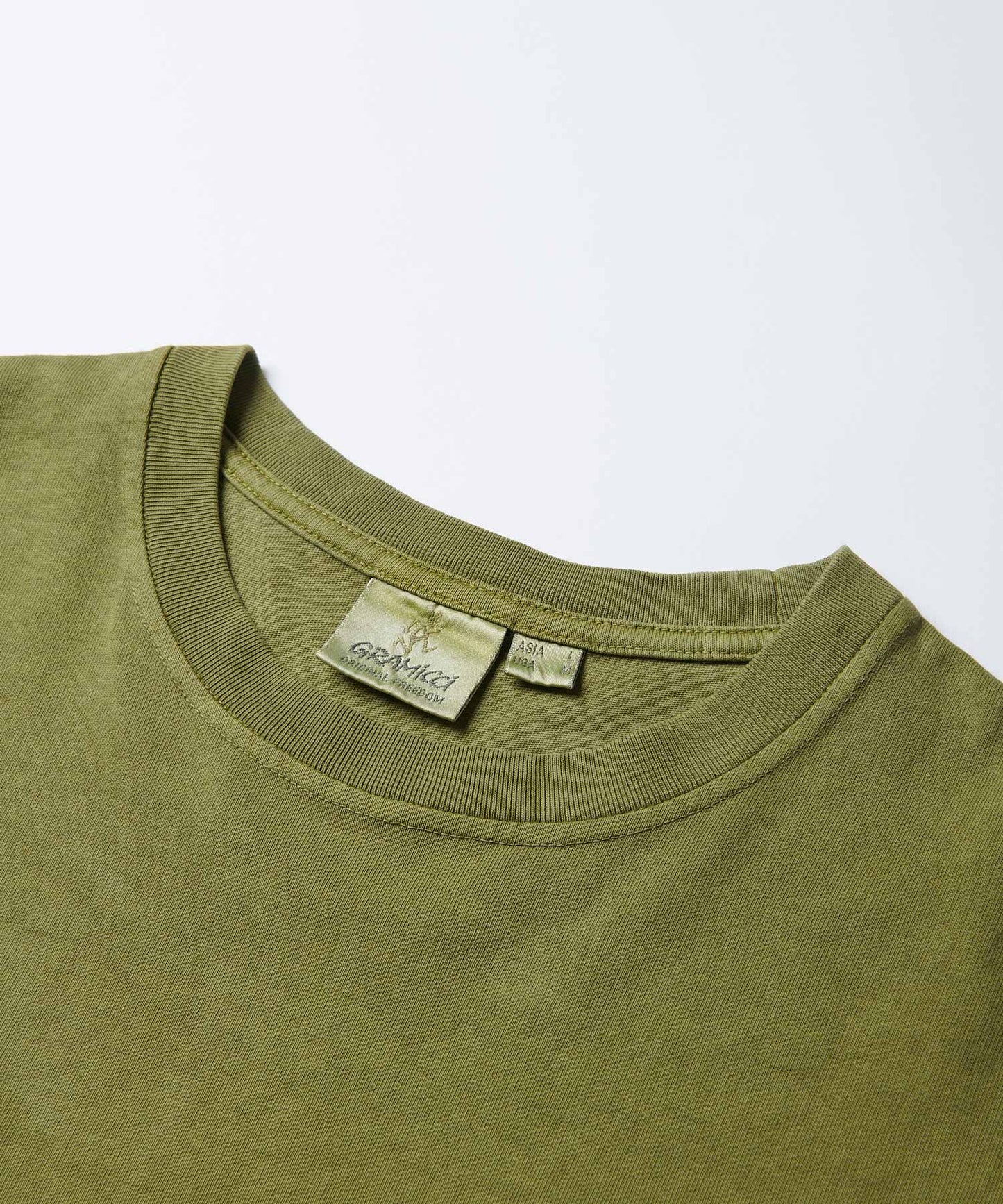ONE POINT TEE PIGMENT DYED|ワンポイントTシャツピグメントダイ
