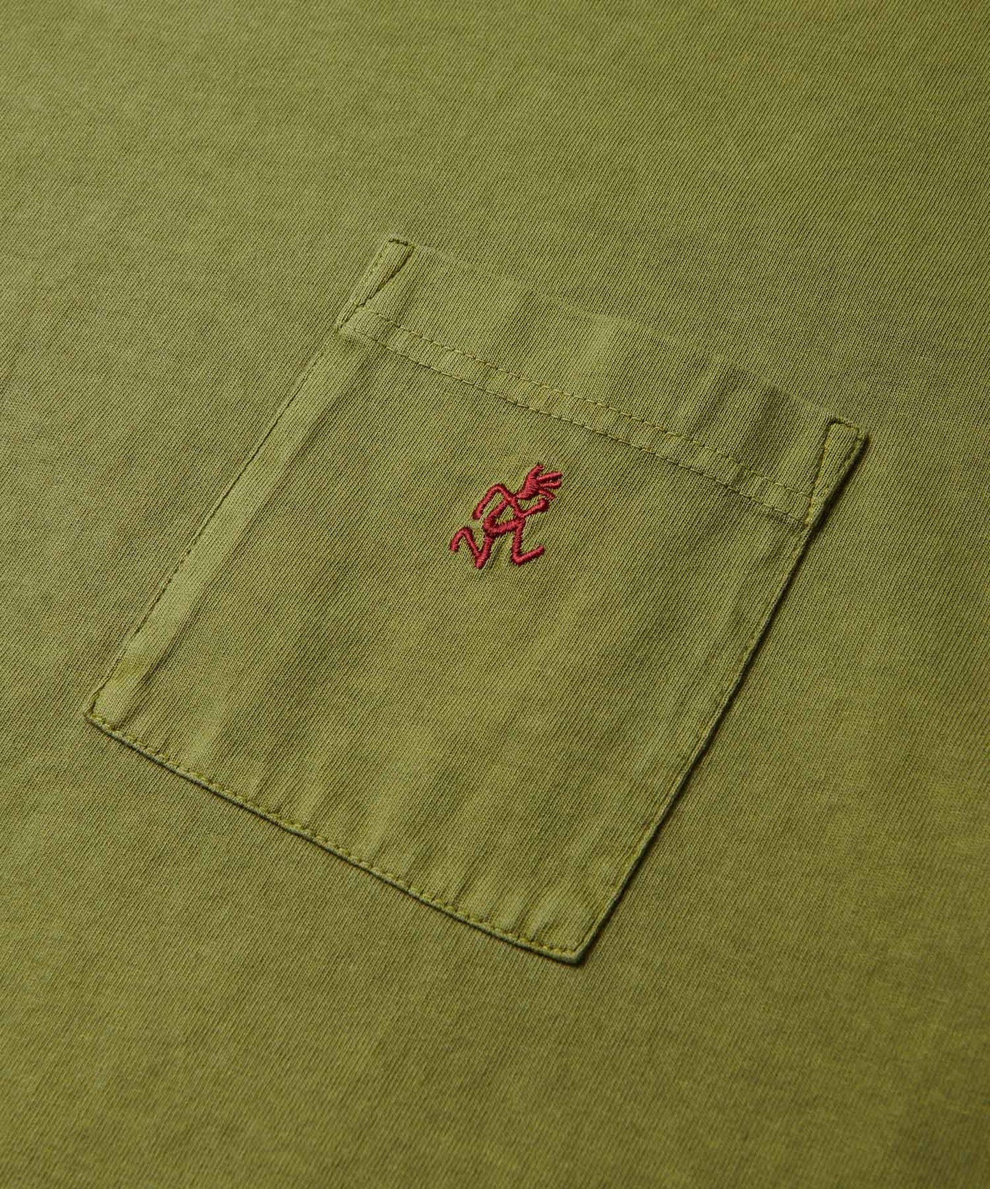 ONE POINT TEE PIGMENT DYED|ワンポイントTシャツピグメントダイ