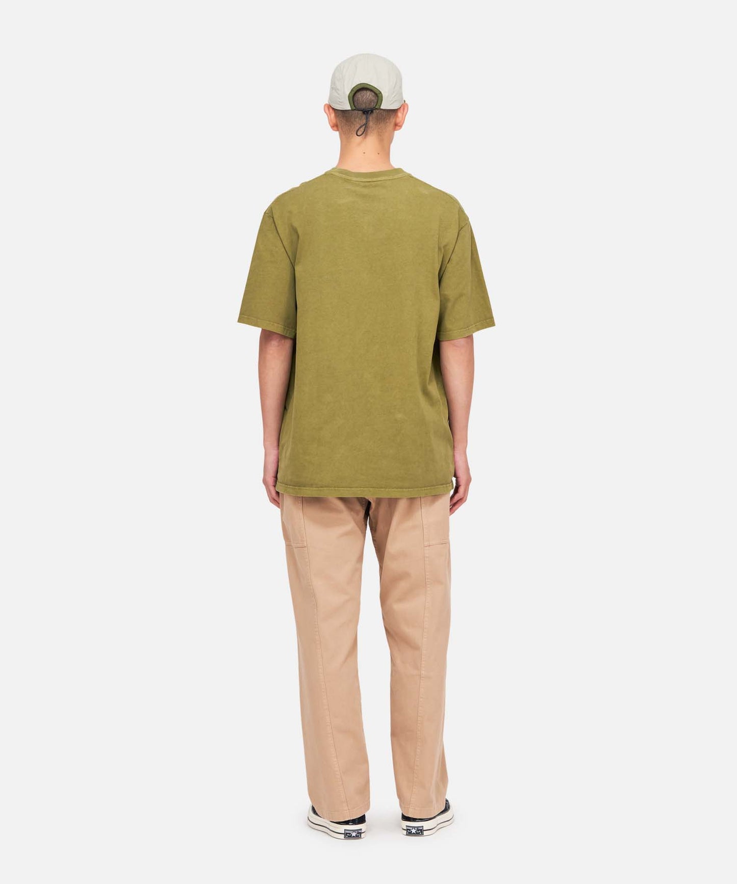 ONE POINT TEE PIGMENT DYED|ワンポイントTシャツピグメントダイ