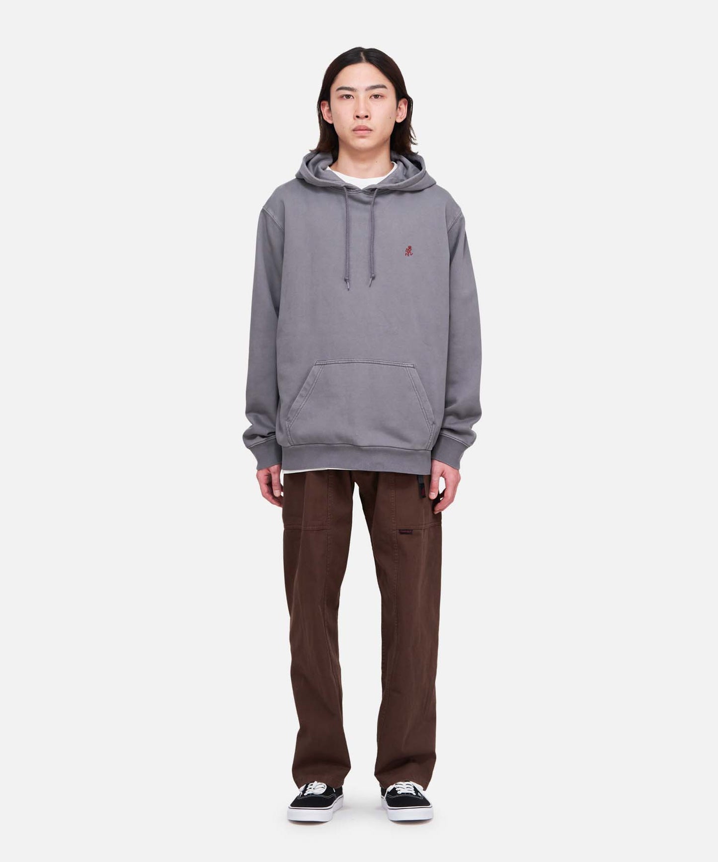 ONE POINT HOODED SWEATSHIRT|ワンポイントフーデッドスウェットシャツ