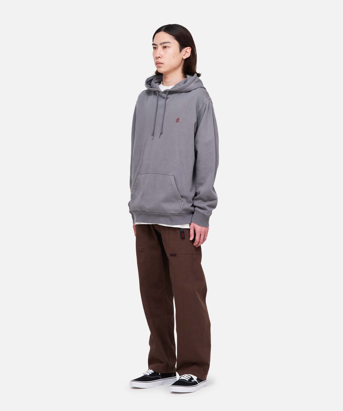 ONE POINT HOODED SWEATSHIRT|ワンポイントフーデッドスウェットシャツ