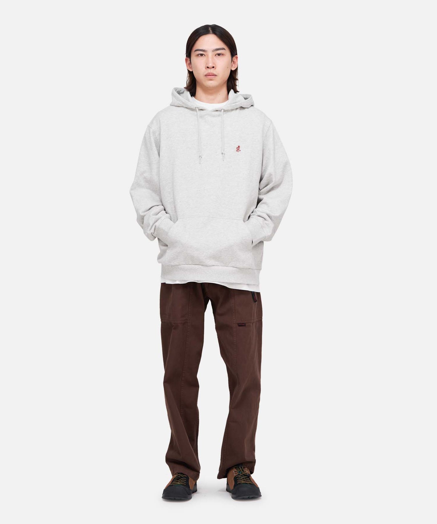 ONE POINT HOODED SWEATSHIRT|ワンポイントフーデッドスウェットシャツ