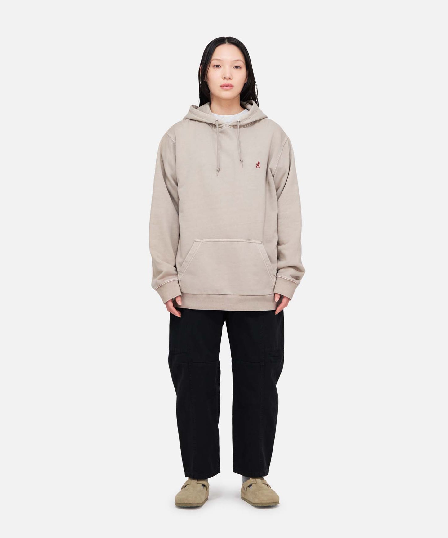 ONE POINT HOODED SWEATSHIRT|ワンポイントフーデッドスウェットシャツ