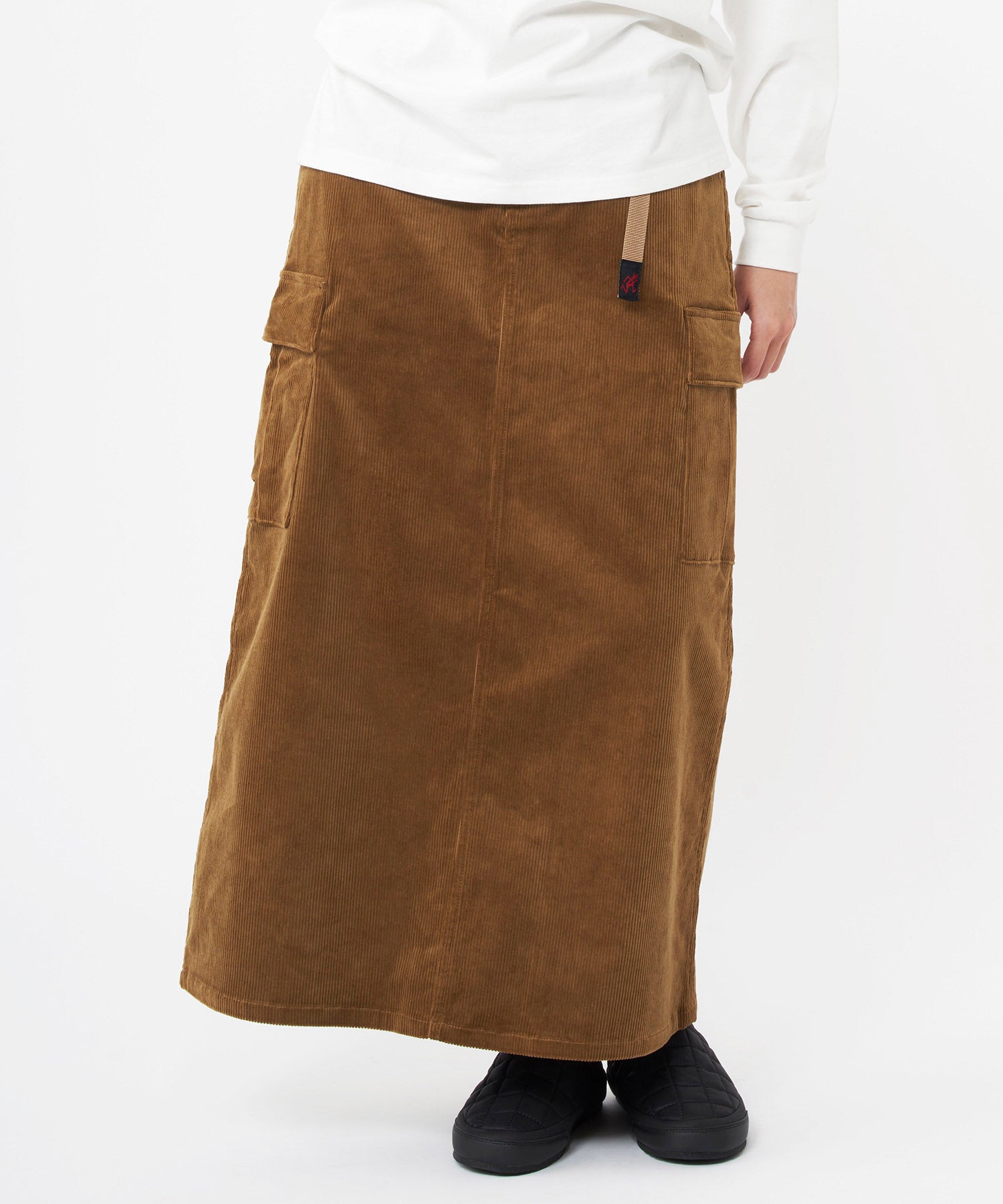 [GRAMICCI グラミチ] CORDUROY LONG CARGO SKIRT | コーデュロイロングカーゴスカート