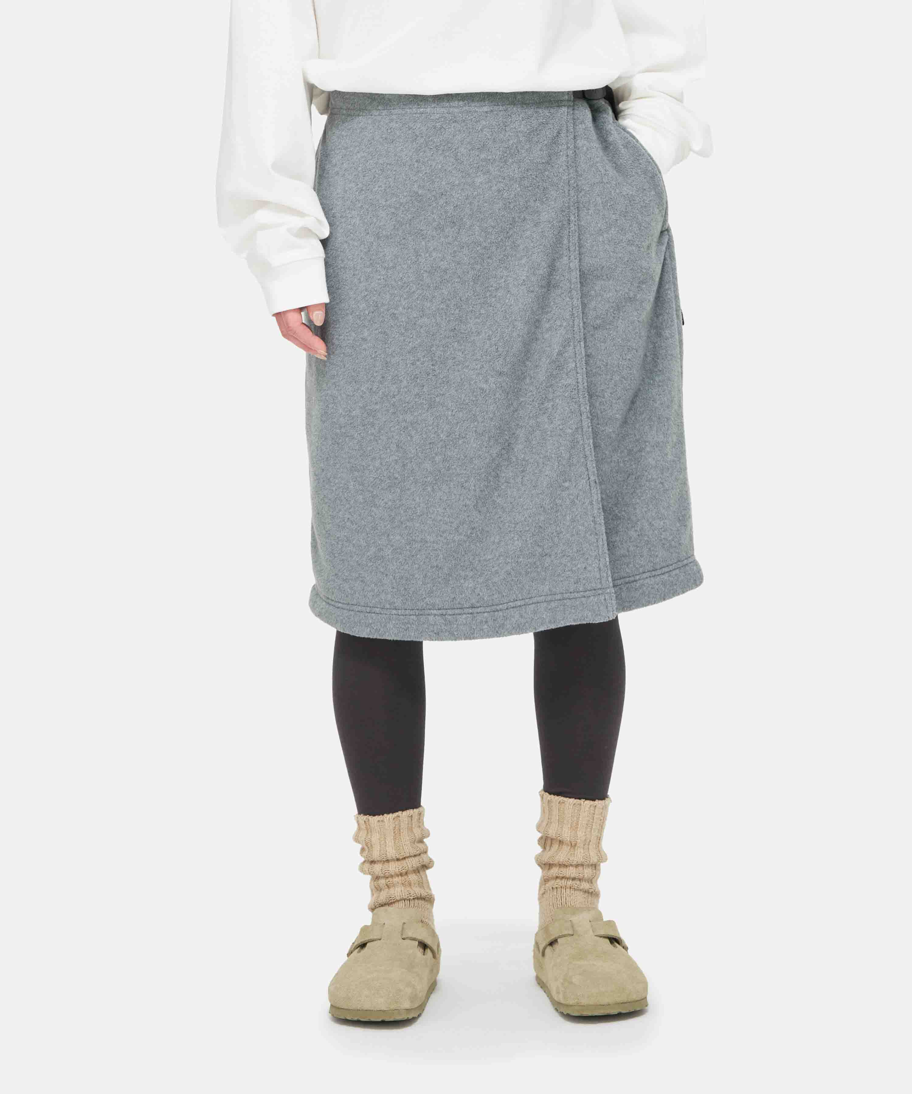 GRAMICCI グラミチ] FLEECE WRAP SKIRT | フリースラップ