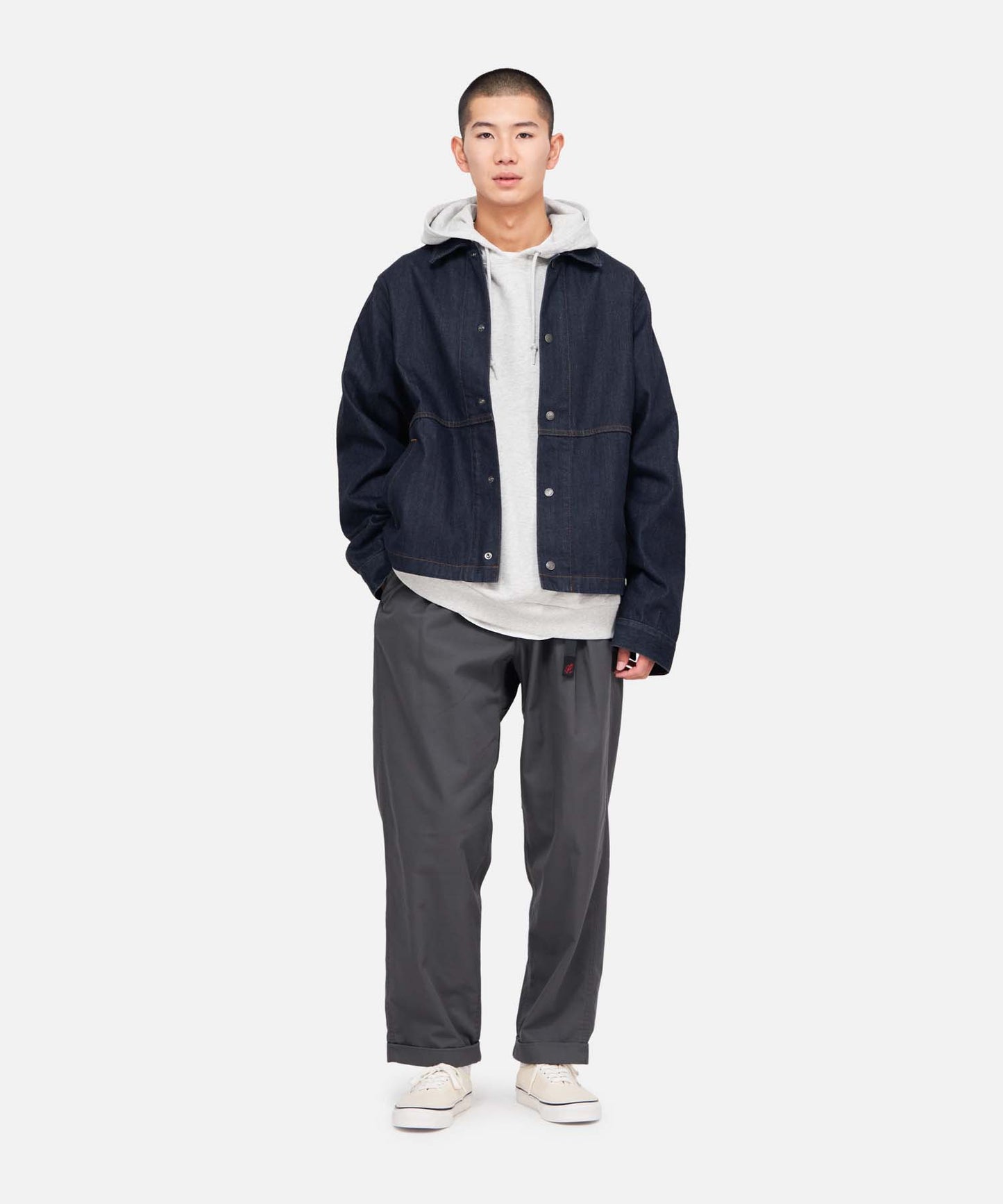 TC/TWILL TUCK TAPERD PANT|TCツイルタックテーパードパンツ