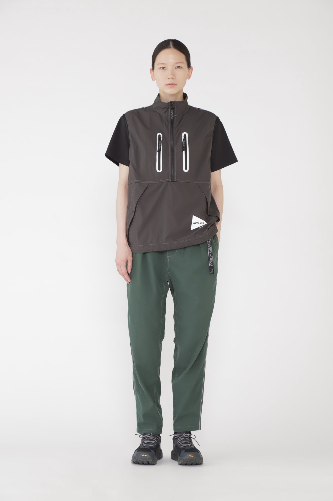 BRUSHED NYLON VEST|ブラッシュナイロンベスト