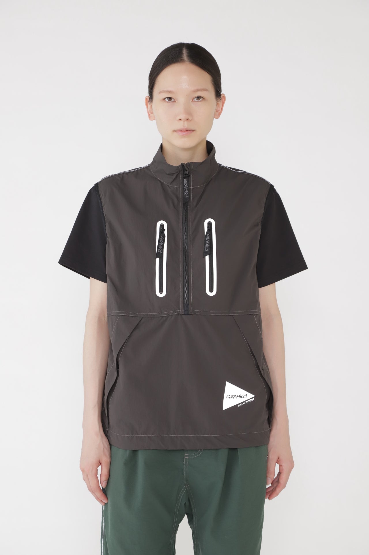 BRUSHED NYLON VEST|ブラッシュナイロンベスト