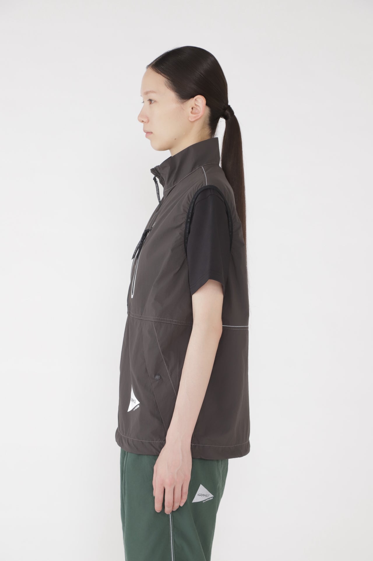 BRUSHED NYLON VEST|ブラッシュナイロンベスト