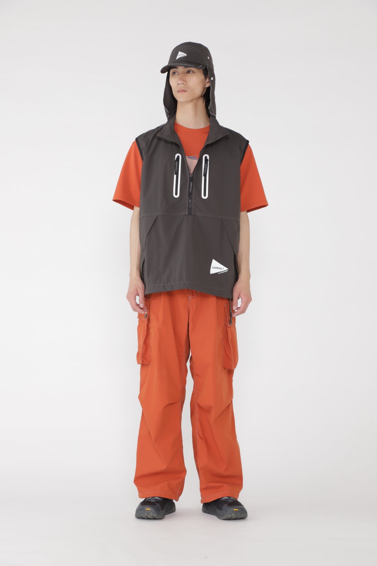 BRUSHED NYLON VEST|ブラッシュナイロンベスト