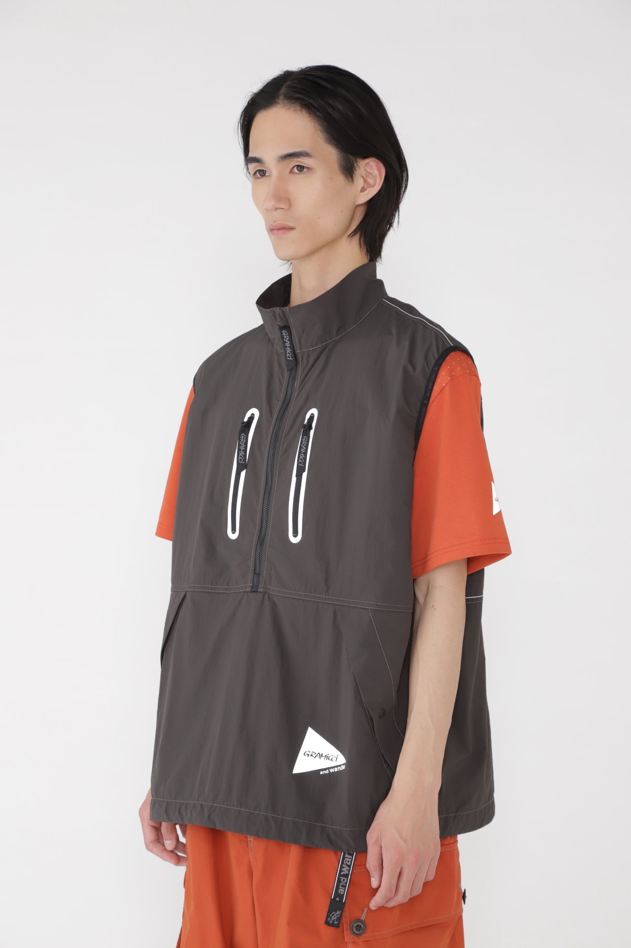 BRUSHED NYLON VEST|ブラッシュナイロンベスト