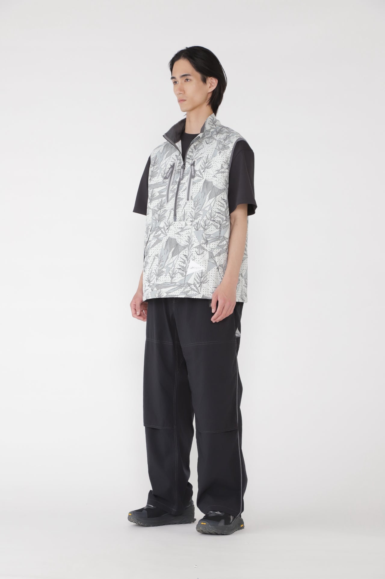 BRUSHED NYLON VEST|ブラッシュナイロンベスト