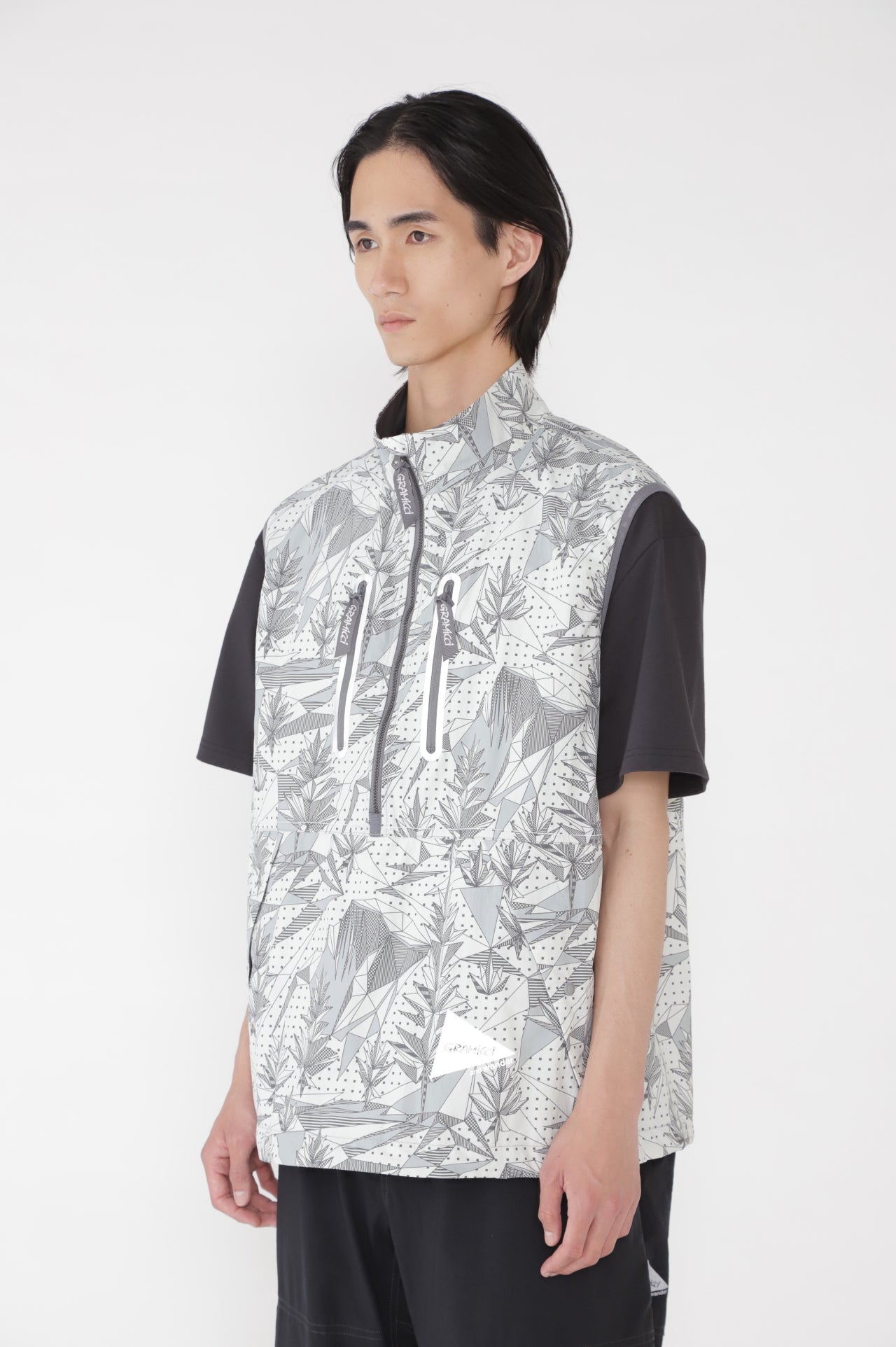 BRUSHED NYLON VEST|ブラッシュナイロンベスト