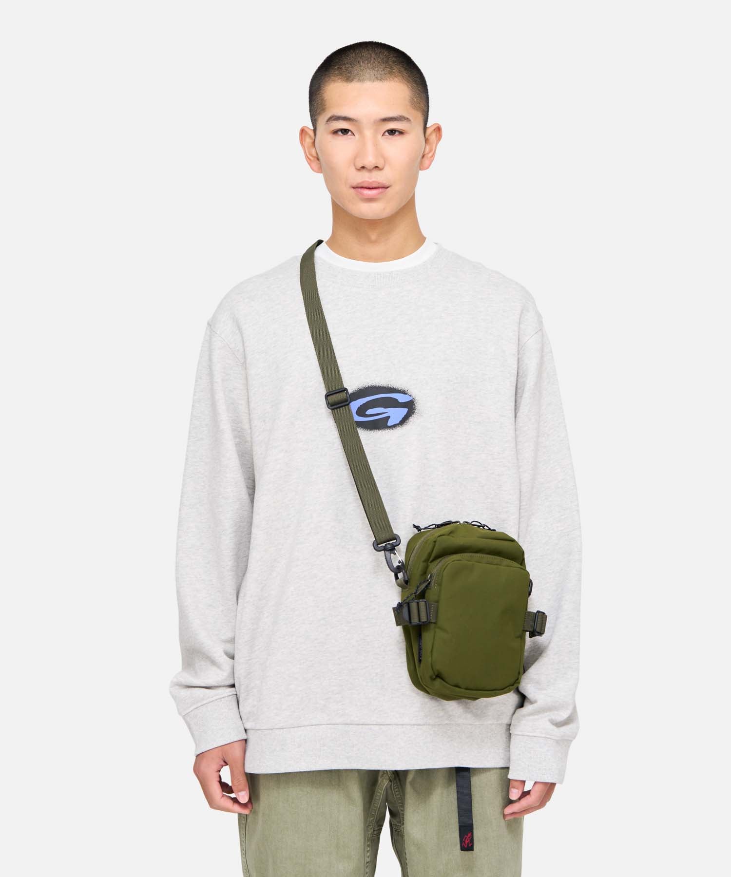 shoulder bag／コーデュラ black CORDURA MINI SHOULDER BAG｜コーデュラミニショルダーバッグ – INS