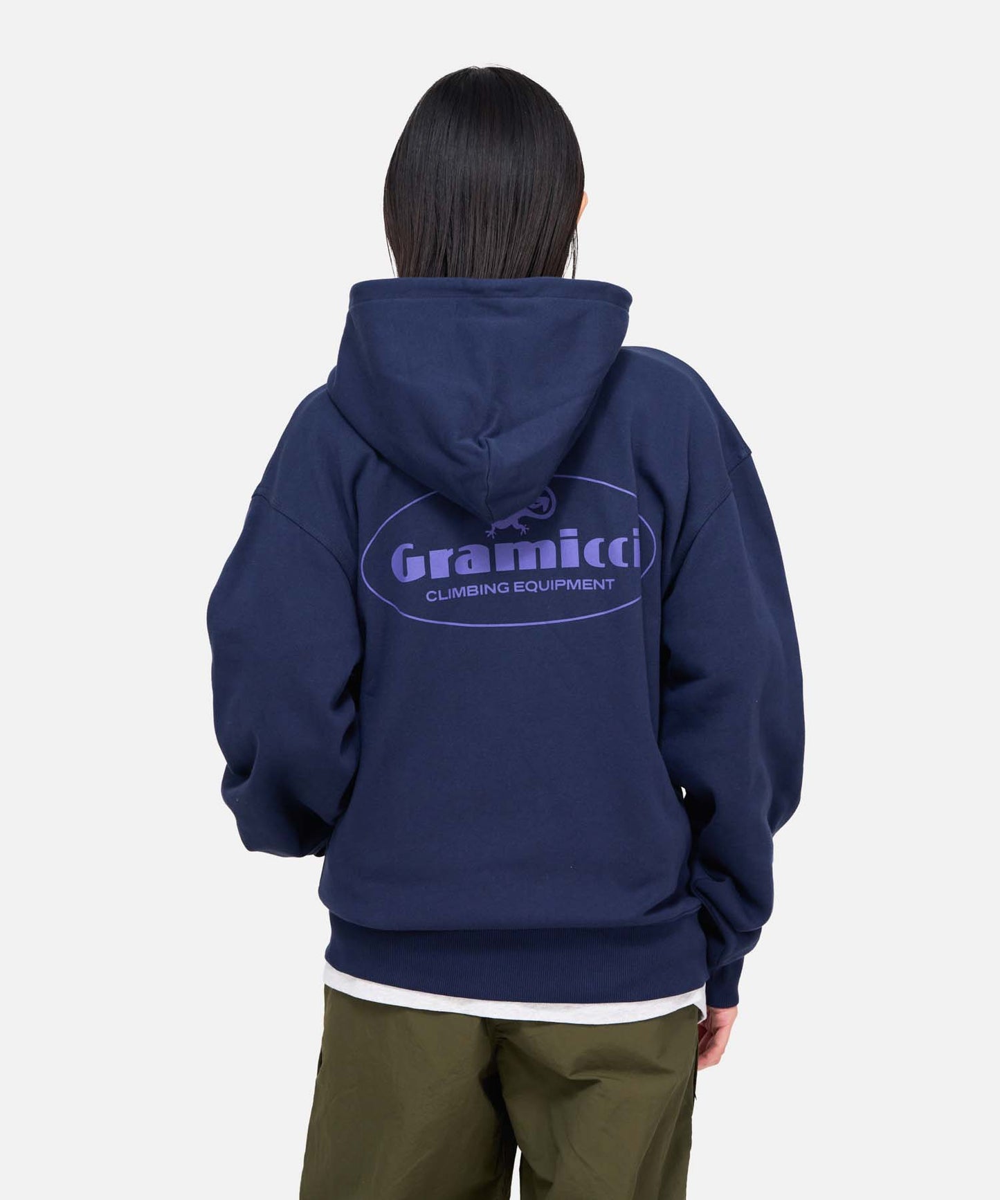 CLIMBING EQUIPMENT ZIP HOODED SWEATSHIRT|クライミングイクイプメントジップフーデッドスウェットシャツ