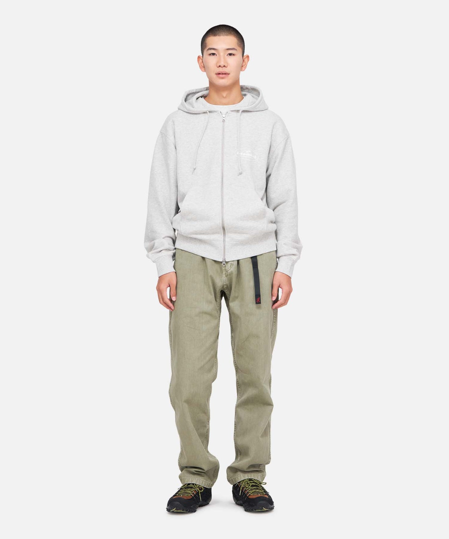 CLIMBING EQUIPMENT ZIP HOODED SWEATSHIRT|クライミングイクイプメントジップフーデッドスウェットシャツ
