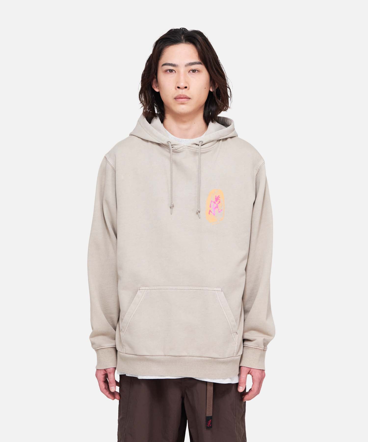 THUMBPRINT HOODED SWEATSHIRT｜サムプリントフーデッドスウェット 