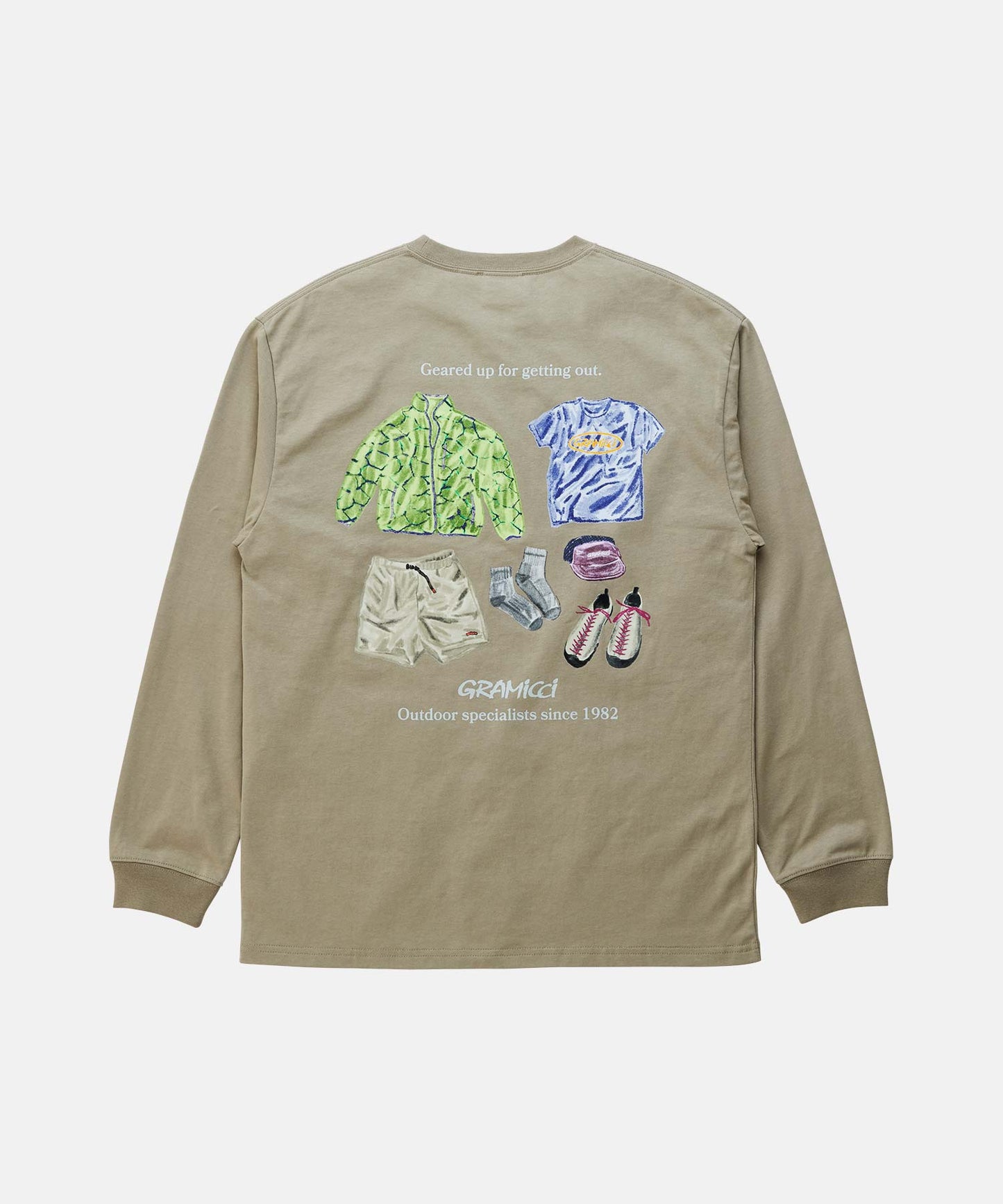 GEARED UP L/S TEE|ギアアップL/STシャツ