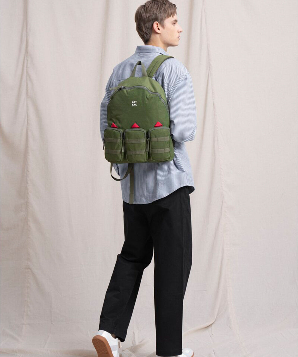 Khaki best sale green backpack