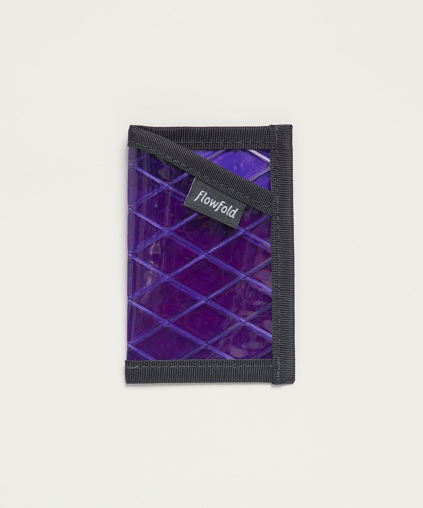 [Flowfold フローフォールド] リサイクル セイルクロス ミニマリスト カードホルダー ウォレット ❘ RECYCLED SAILCLOTH MINIMALIST CARD HOLDER WALLET [PURPLE SAILCLOTH]