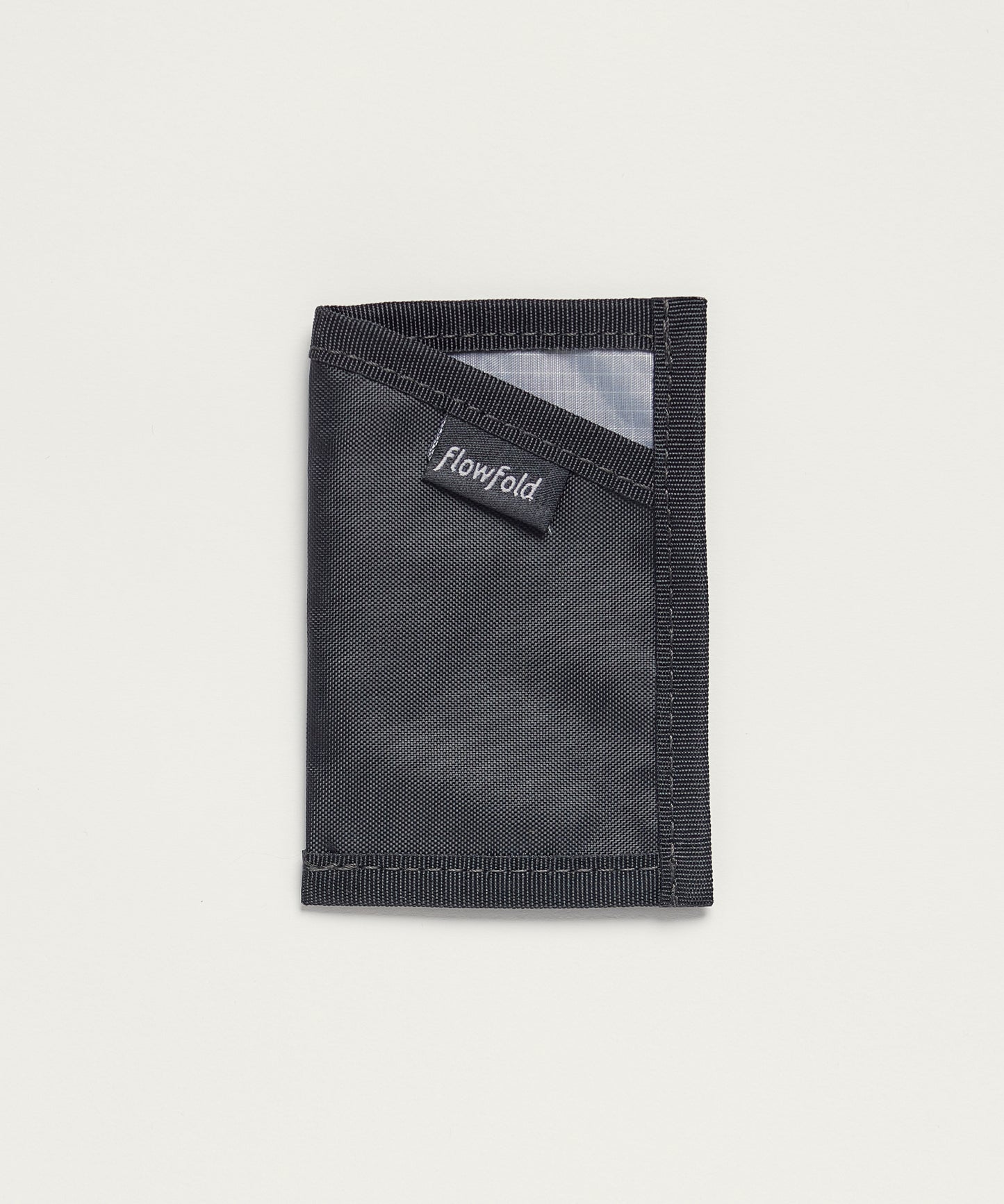 [Flowfold フローフォールド] ミニマリスト カードホルダー ウォレット ❘ MINIMALIST CARD HOLDER WALLET [JET BLACK]