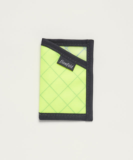 [Flowfold フローフォールド] ミニマリスト カードホルダー ウォレット ❘ MINIMALIST CARD HOLDER WALLET [LIME]