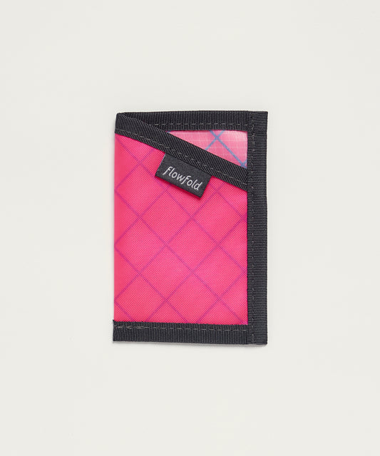 [Flowfold フローフォールド] ミニマリスト カードホルダー ウォレット ❘ MINIMALIST CARD HOLDER WALLET [HOT PINK]