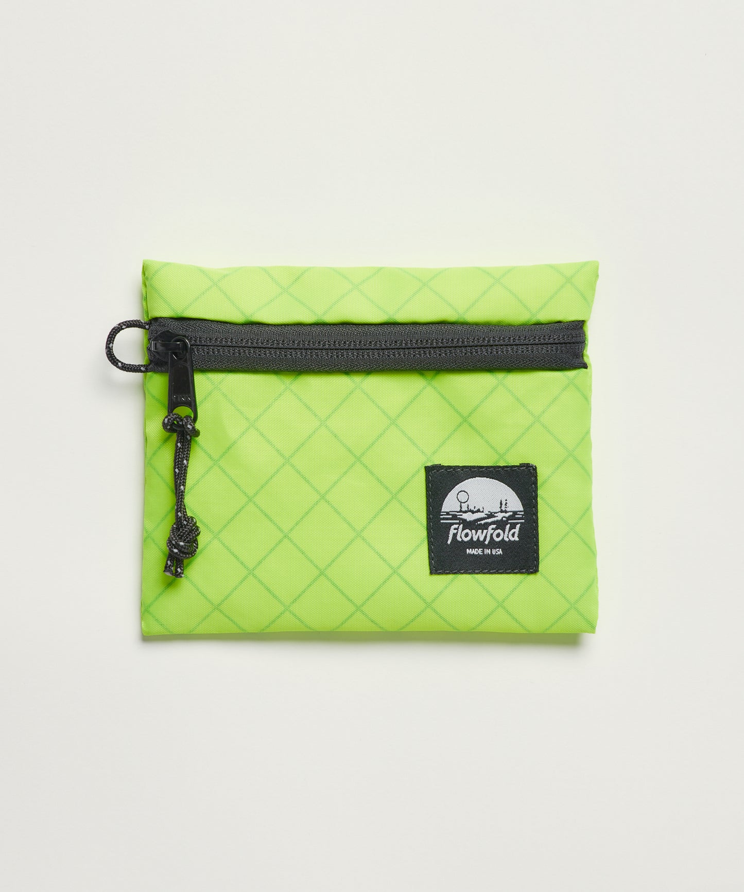 [Flowfold フローフォールド] ボイジャー ジッパーポーチ S ❘ VOYAGER ZIPPER POUCH SMALL [LIME]