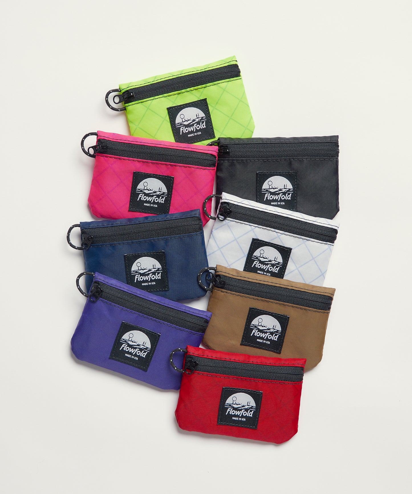 [Flowfold フローフォールド] イセンシャリスト ミニポーチ ❘ ESSENTIALIST MINI POUCH [LIME]