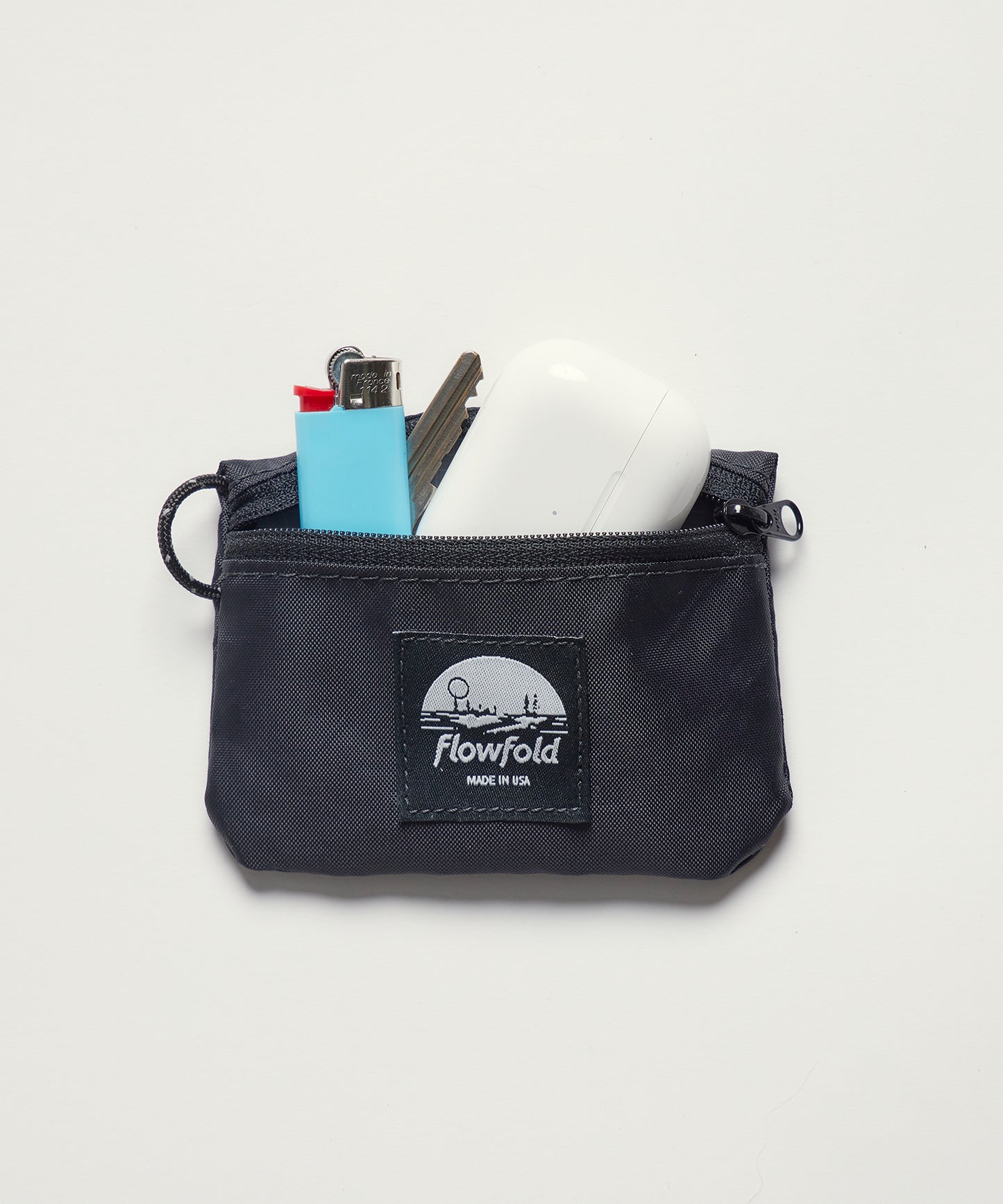 [Flowfold フローフォールド] イセンシャリスト ミニポーチ ❘ ESSENTIALIST MINI POUCH [WHITE]