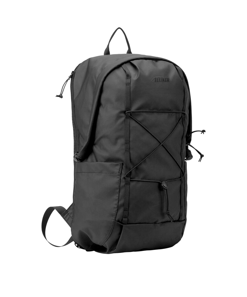 [ELLIKER エリカー] Kiln - Hooded Zip Backpack 22L ❘ キルン - フード付きジップバックパック22L [BLACK]