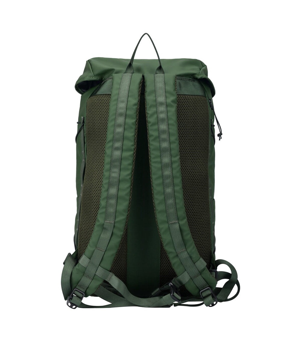 [ELLIKER エリカー] Wharfe - Flapover Backpack 22L | ワーフェ - フラップオーバーバックパック22L [GREEN]