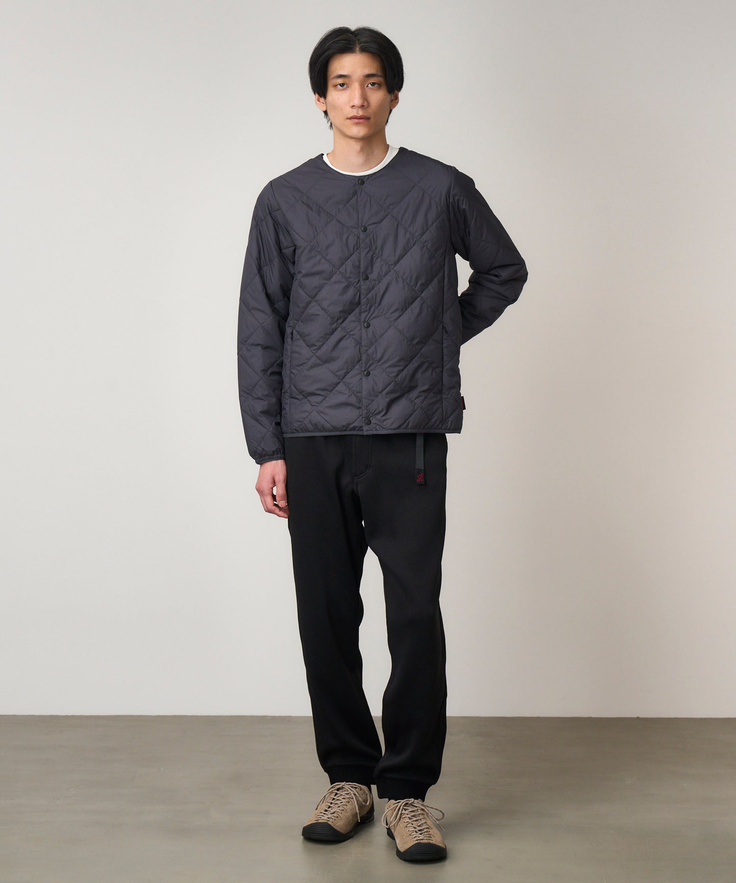 BONDING KNIT FLEECE  NARROW RIB PANT | ボンディングニットフリースナローリブパンツ