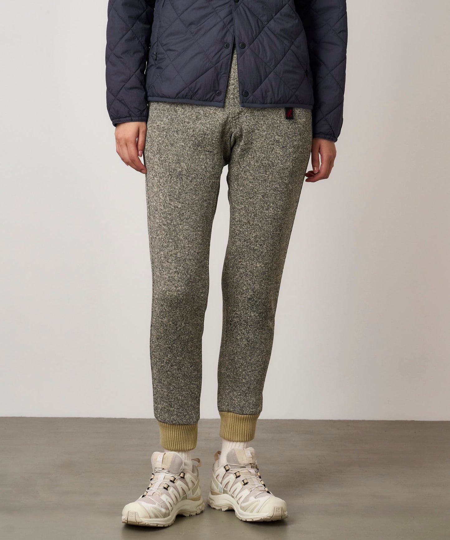 BONDING KNIT FLEECE  NARROW RIB PANT | ボンディングニットフリースナローリブパンツ