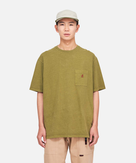 ONE POINT TEE PIGMENT DYED｜ワンポイントTシャツピグメントダイ