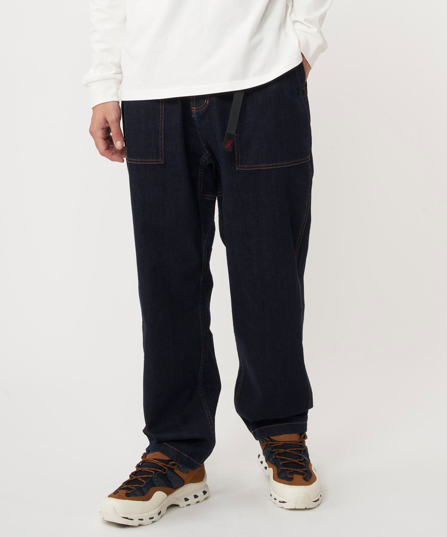 [GRAMICCI グラミチ] STRETCH DENIM LOOSE TAPERED RIDGE PANT |  ストレッチデニムルーズテーパードリッジパンツ