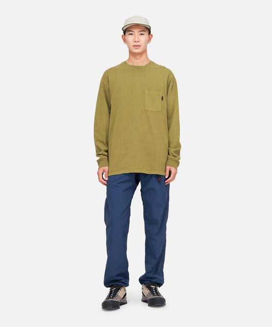 L/S POCKET TEE PIGMENT DYED｜L/SポケットTシャツピグメントダイ