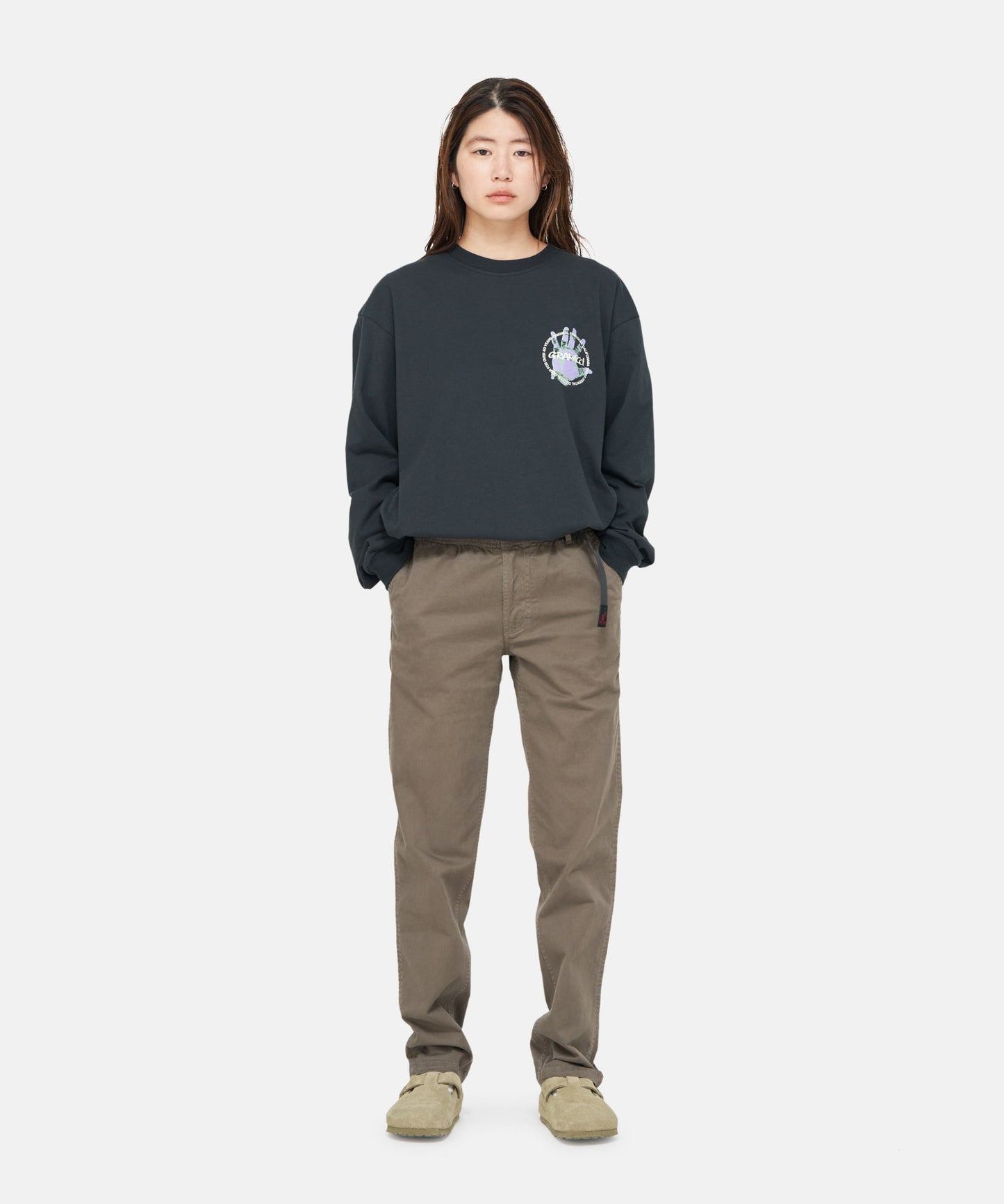 [GRAMICCI グラミチ] CLIMBER’S HAND L/S TEE | クライマーズハンドL/S Tシャツ