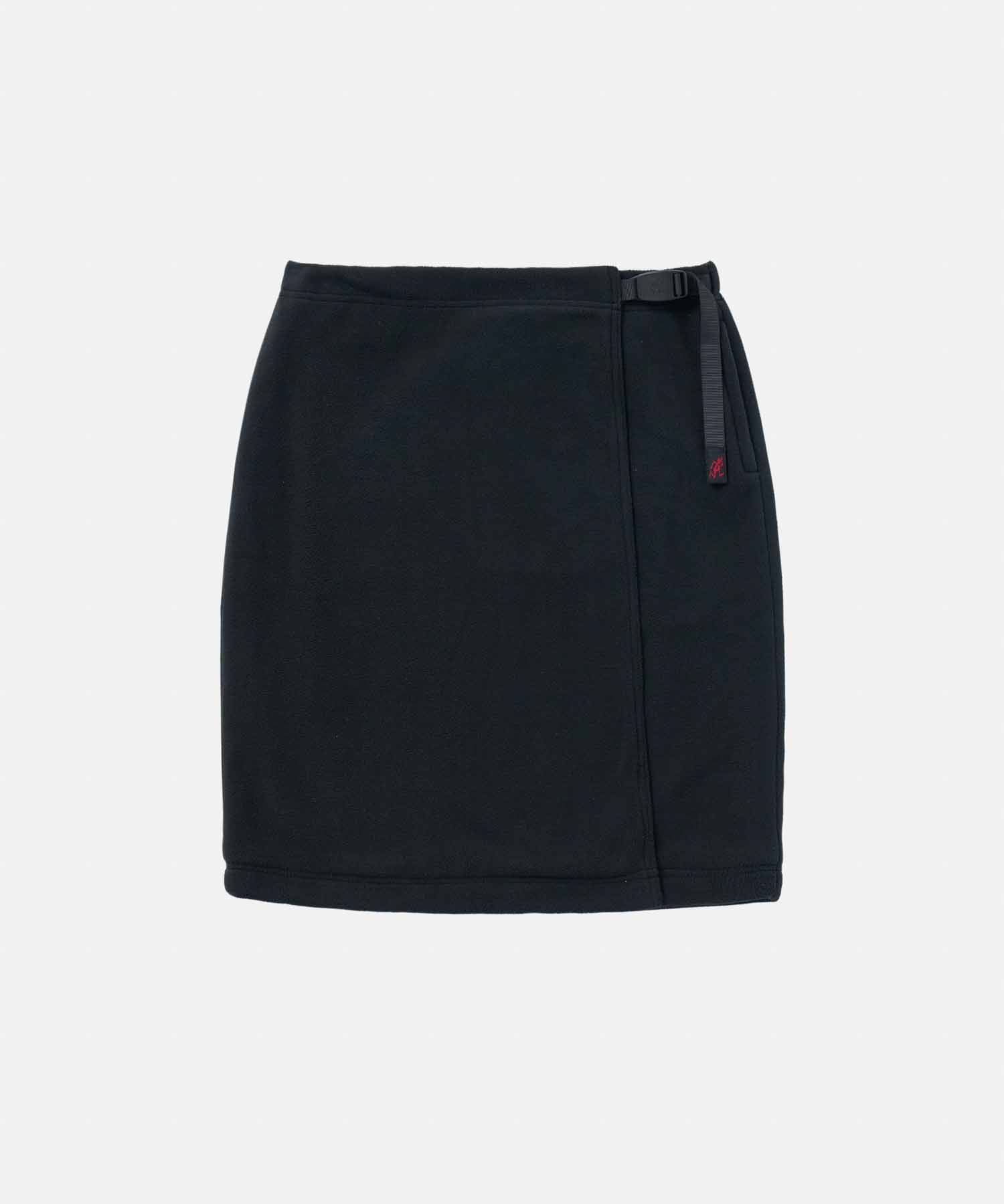 【関税込み】Gramicci ブラック ラップスカート GRAMICCI グラミチ] FLEECE WRAP SKIRT | フリースラップ