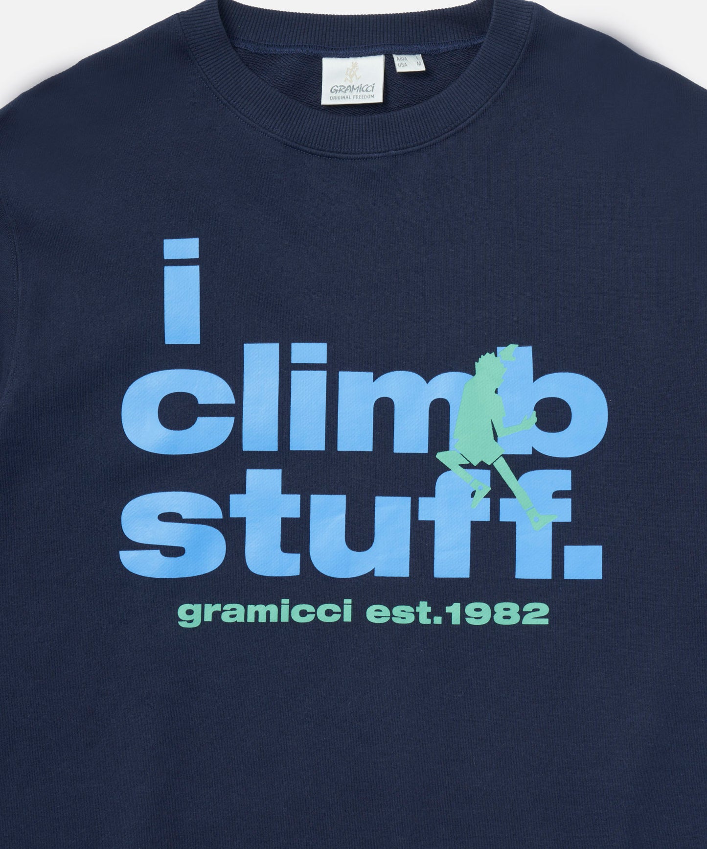 [GRAMICCI グラミチ] I CLIMB STUFF SWEATSHIRT | アイクライムスタッフスウェットシャツ
