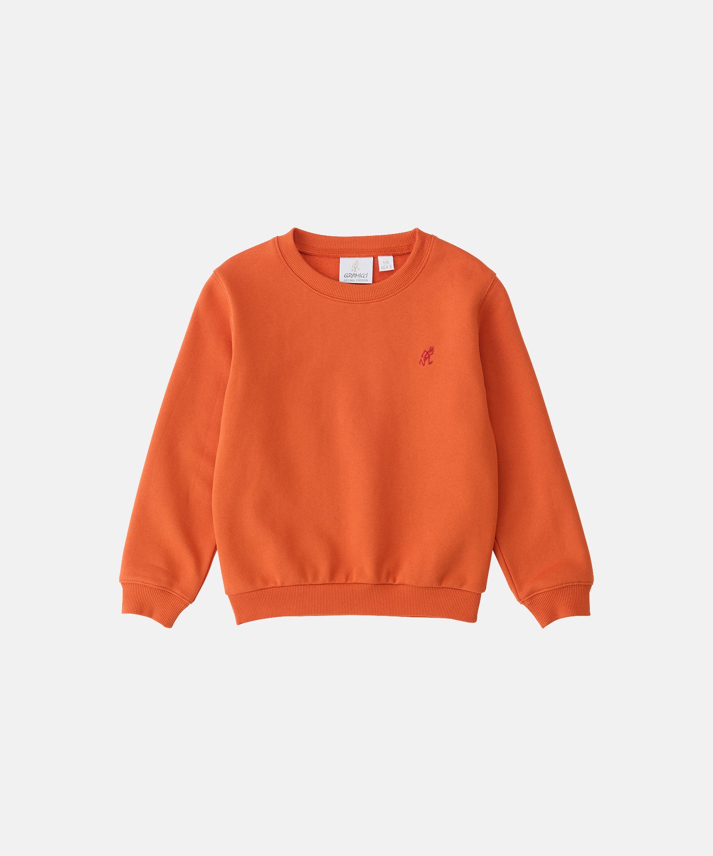 KIDS ONE POINT CREW SWEATSHIRT｜キッズワンポイントクルースウェットシャツ