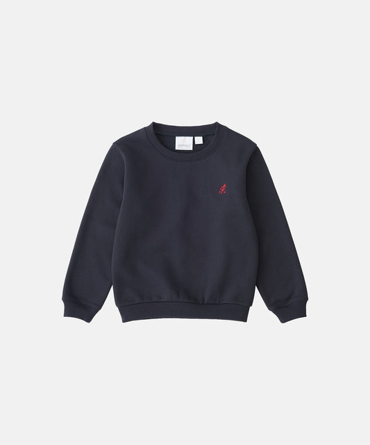KIDS ONE POINT CREW SWEATSHIRT｜キッズワンポイントクルースウェットシャツ