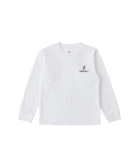 KIDS ONE POINT LOGO L/S TEE｜キッズワンポイントロゴロングスリーブTシャツ