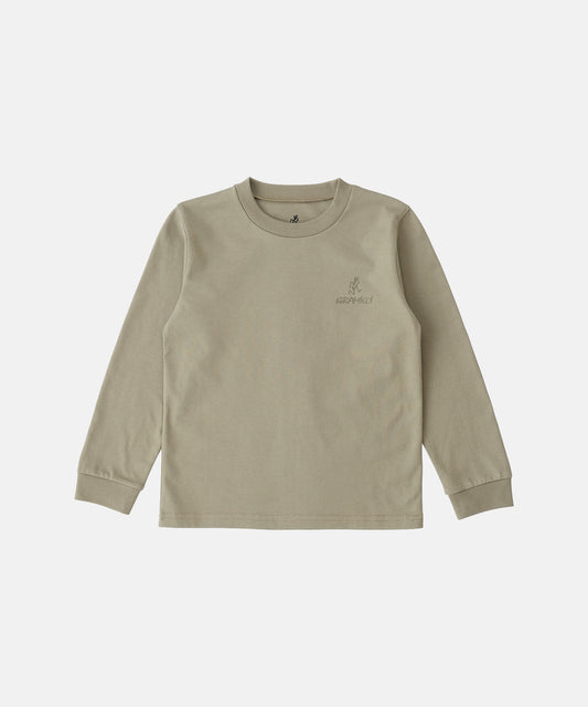 KIDS ONE POINT LOGO L/S TEE｜キッズワンポイントロゴロングスリーブTシャツ