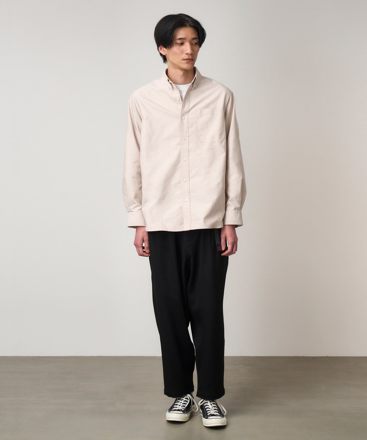 WOOL LIKE WIDE TAPERED PANT｜ウールライクテーパードパンツ