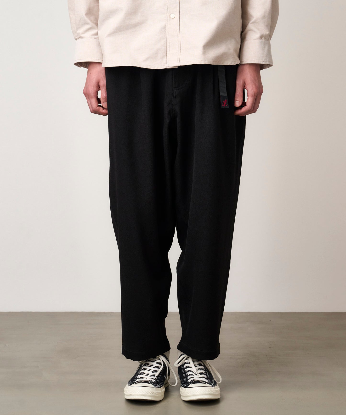 WOOL LIKE WIDE TAPERED PANT｜ウールライクテーパードパンツ