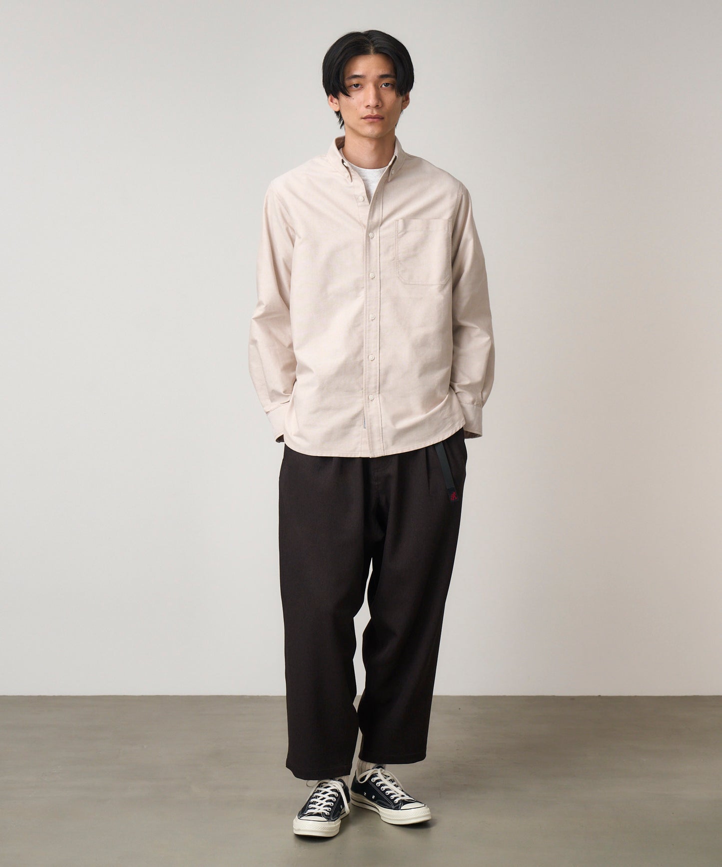 WOOL LIKE WIDE TAPERED PANT｜ウールライクテーパードパンツ