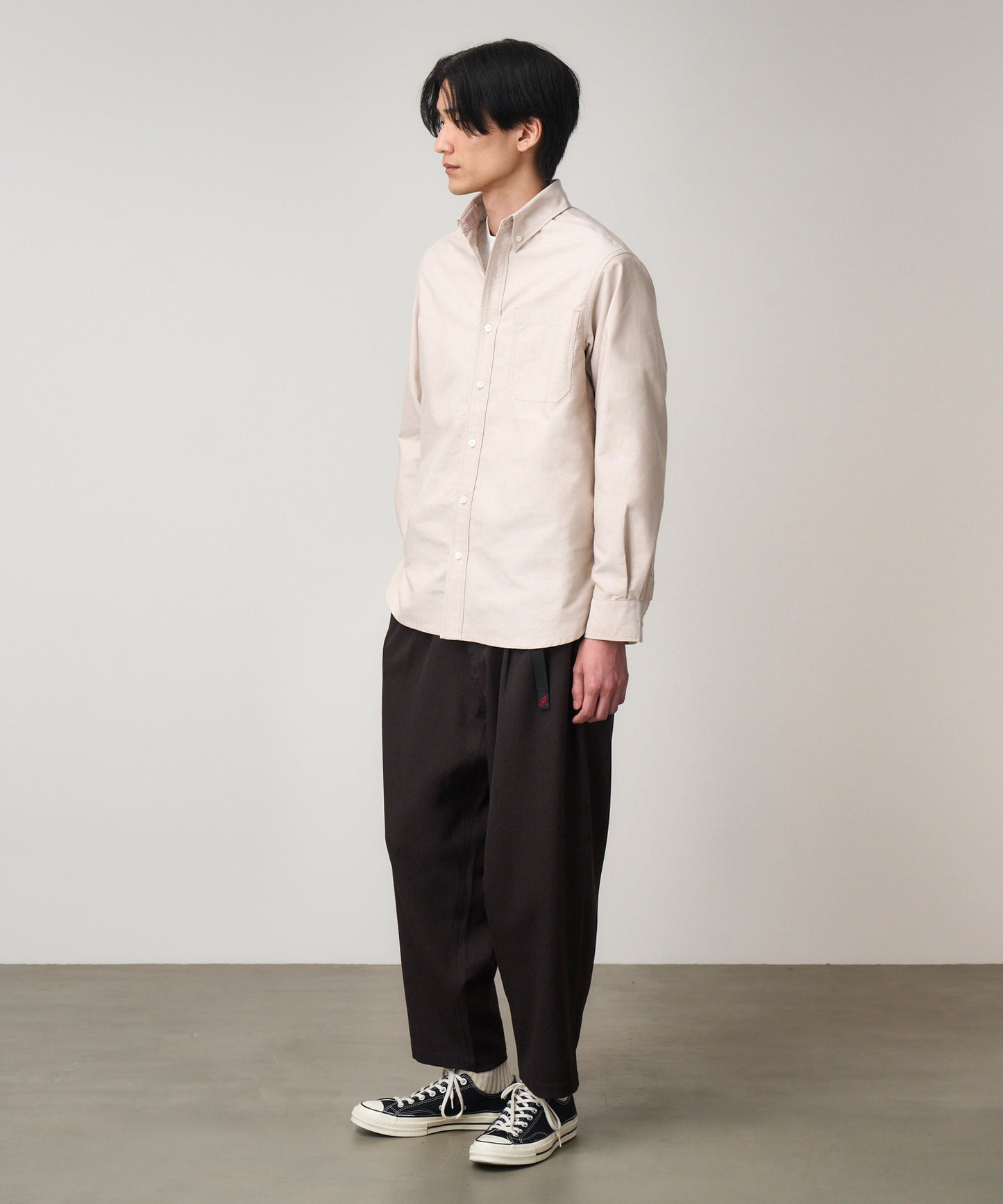 WOOL LIKE WIDE TAPERED PANT｜ウールライクテーパードパンツ